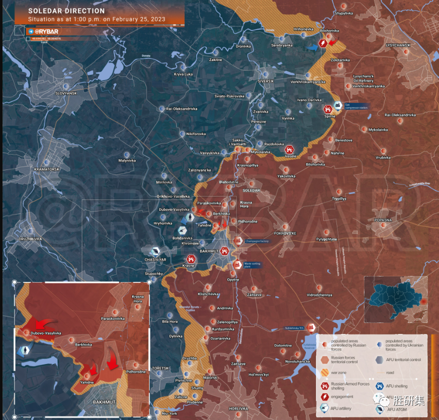 西郊决堤,巴赫穆特进入倒计时!