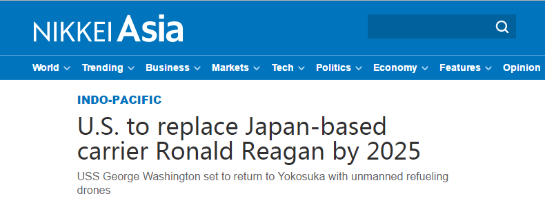 瞄准中国东风导弹,美国核航母带着“全球第一”的武器即将归来