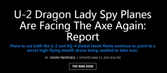 它们退役的消息,让美军绝密侦察型号曝光
