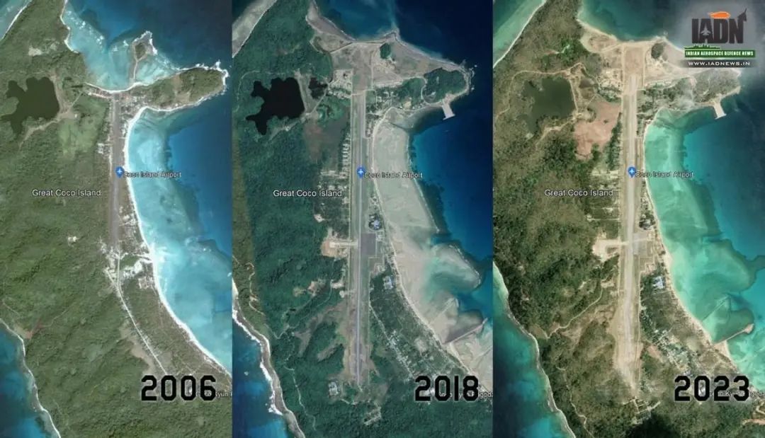 西方卫星过顶缅甸，租给中国的大科科群岛上，突然出现了异常状况