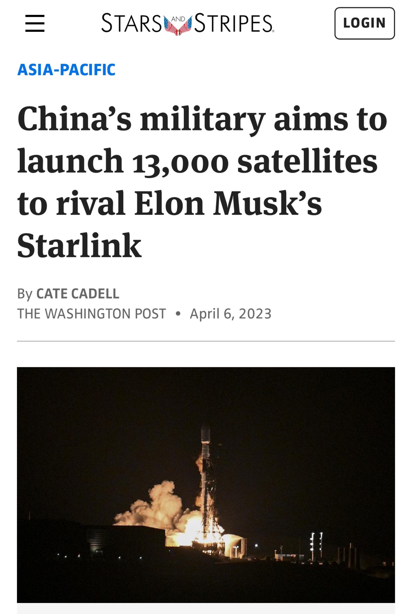 这场竞赛对中美至关重要!应对星链,这13000颗卫星是中国破局关键