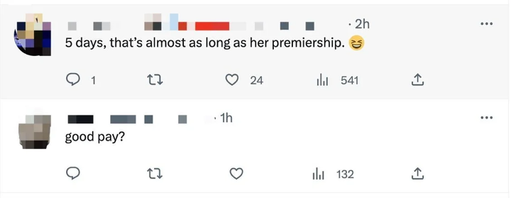 特拉斯即将窜台,暴露三个真相