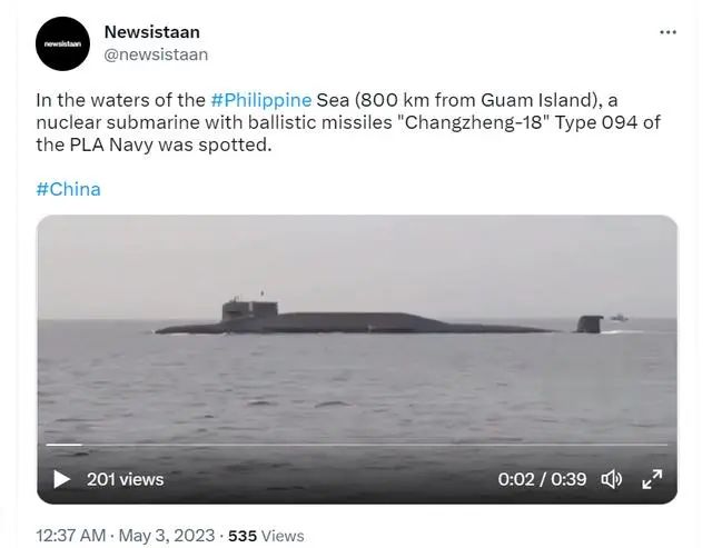 解放军094突然上浮,12枚巨浪3导弹,把压力送到美国人眼前