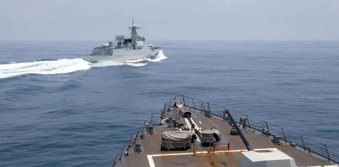 美国海岸警卫队炮舰跑到中国沿海，管得也太宽了吧？