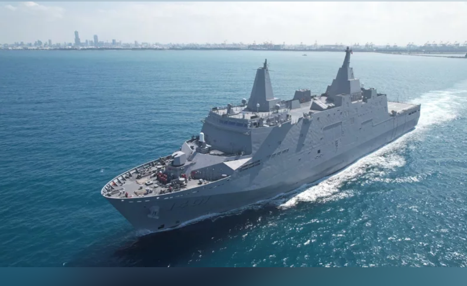 “拒止武力犯台”?湾湾吹嘘一艘万吨运输舰,至于吗