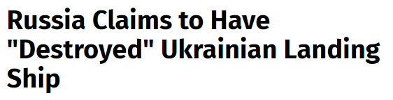 “乌海军舰队团灭”后,西方媒体集体噤声透露出的信息量很大