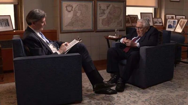 点击查看大图 基辛格警告中美可能爆发战争!中方高规格接见比尔·盖茨,中美联手“曲线救国”。