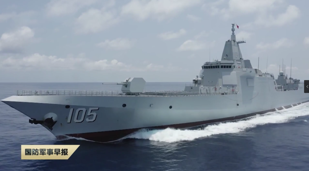 南海方向,055大驱演练撤侨!做好最坏准备?