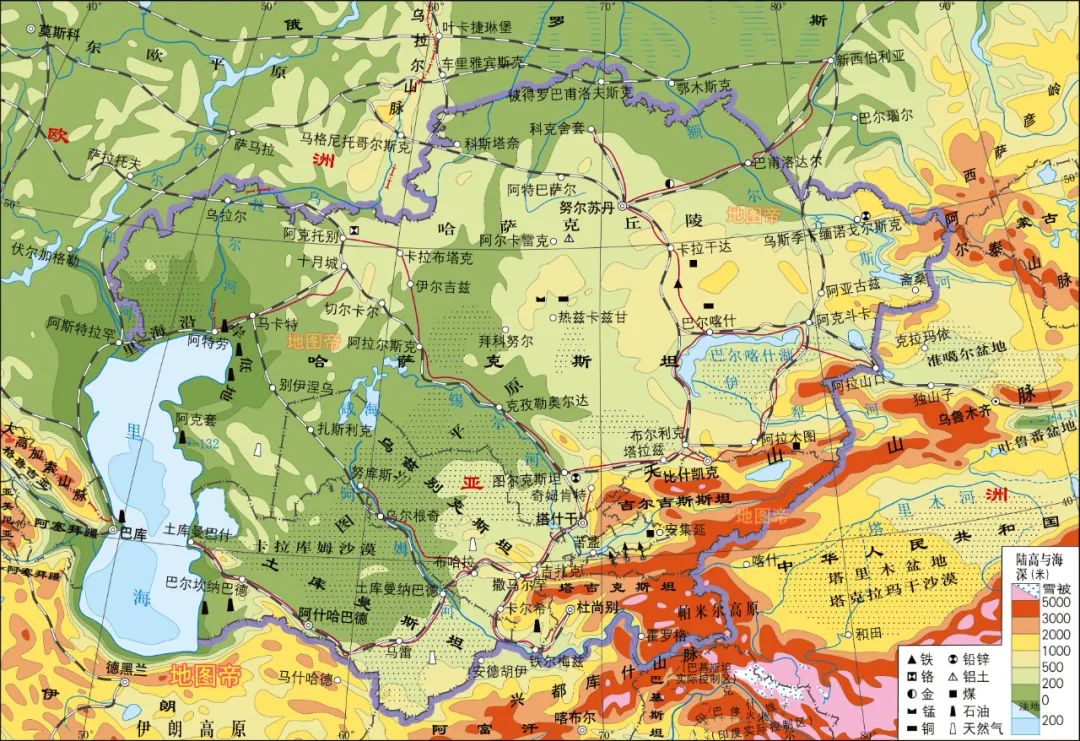 七个斯坦国在哪,能合并成一个国家吗?