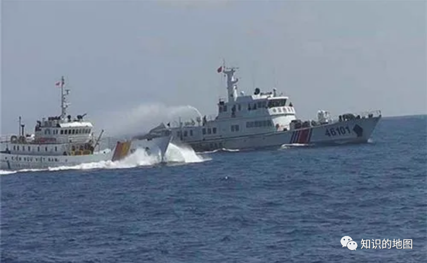 解放军出手了,6月7日早上六点零六分,中越舰船在南海激烈对撞!