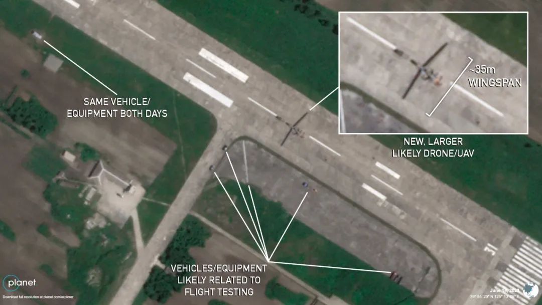 中国又提供技术了？朝鲜战略侦察无人机谍照曝光，翼展比美军“全球鹰”还大？