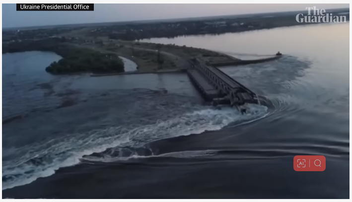 赫尔松的大坝被炸,谁干的?