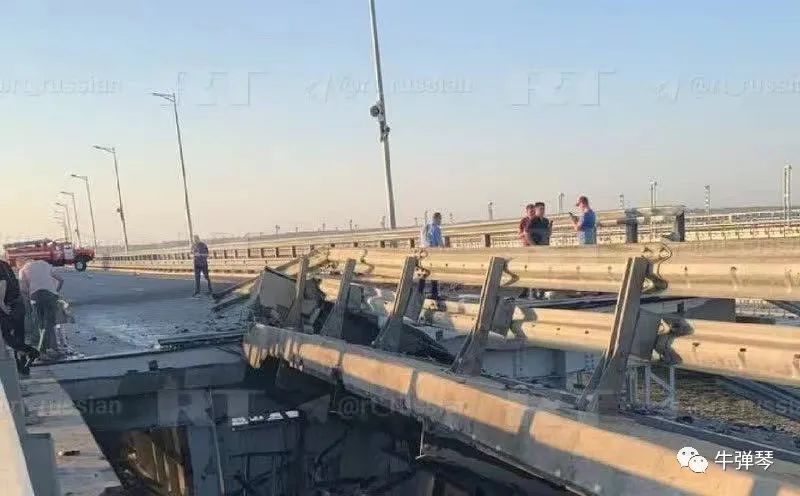 克里米亚大桥又被炸了，普京撂下一句狠话