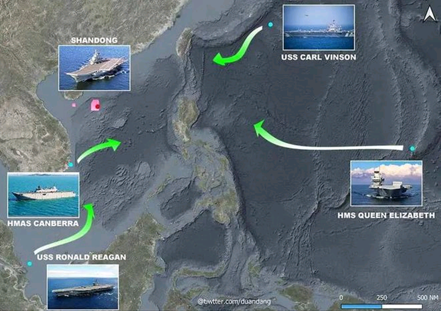 美日澳想在南海“威慑中国”,结果先露怯了……