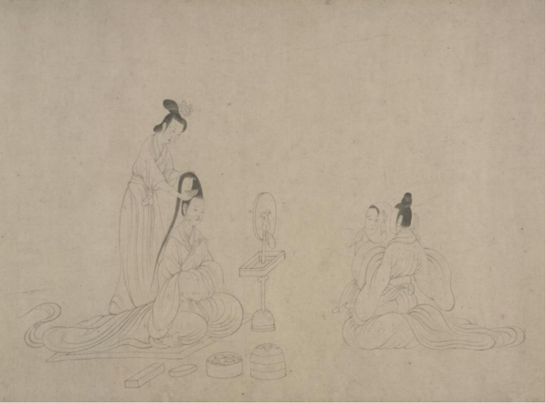 古人照镜子,主打一个仪式感