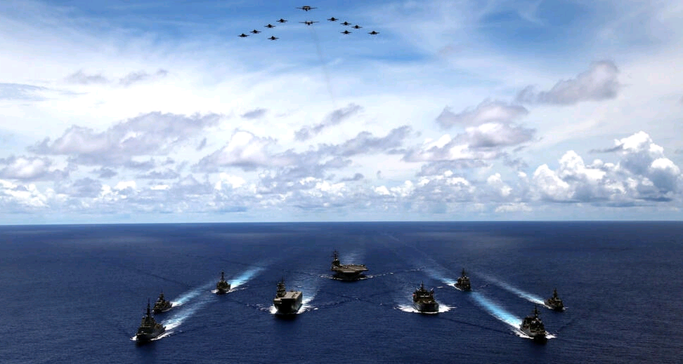 美日澳想在南海“威慑中国”，结果先露怯了……