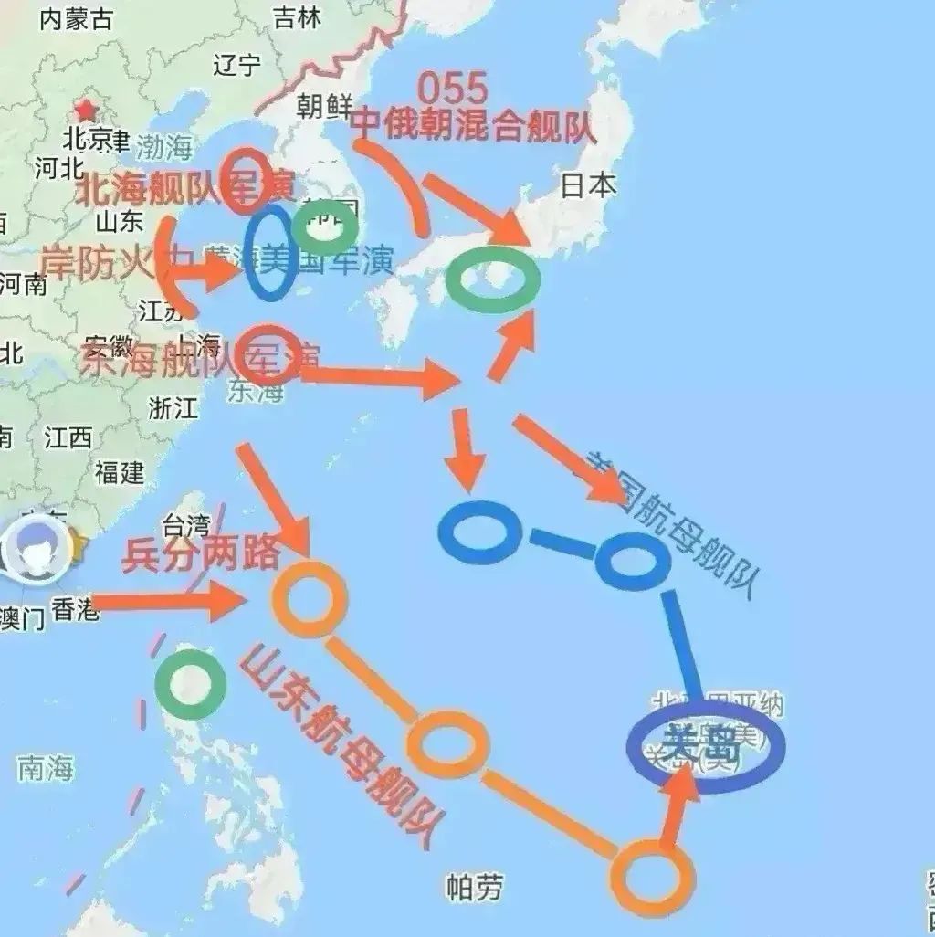 黄海对决,美帝夹着尾巴逃跑了