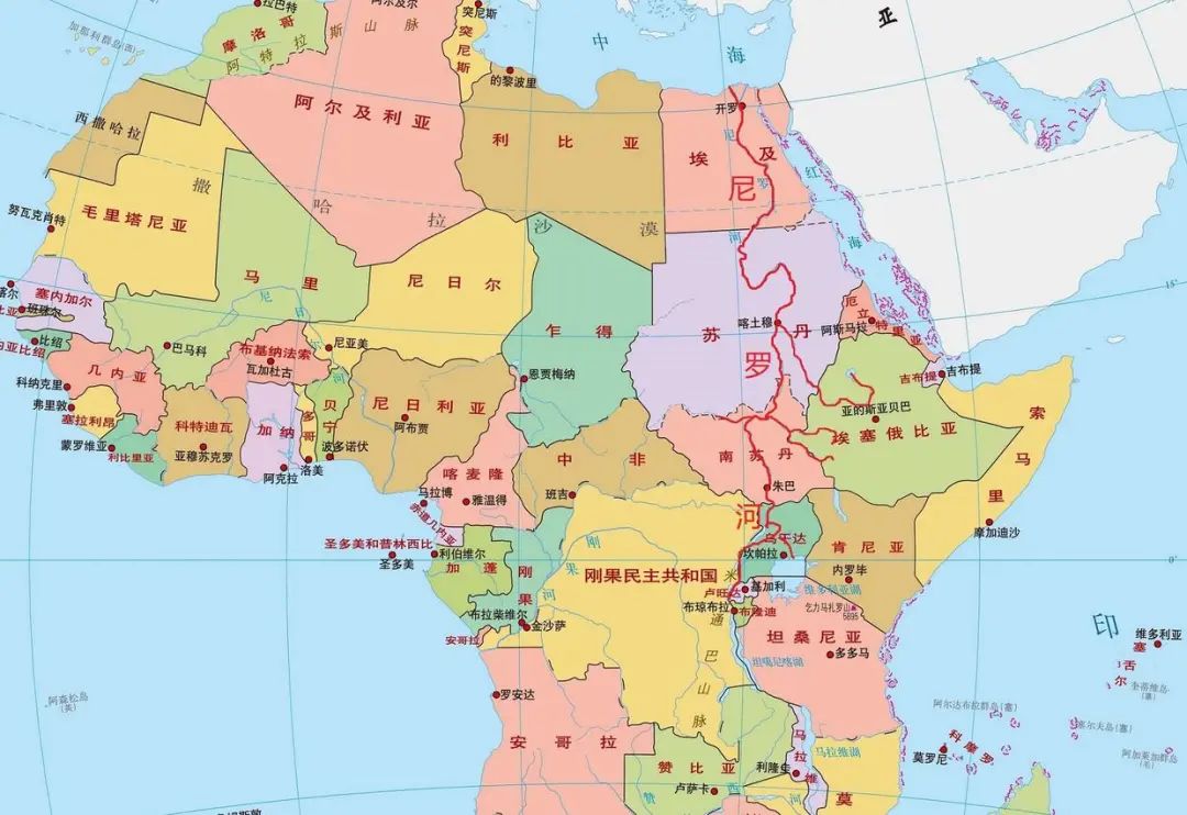 位于非洲东北部的世界最长河流“尼罗河”,总共流经了哪些国家?