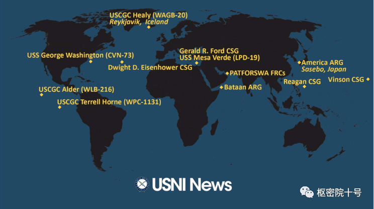 “这是美国海军几十年来在该地区最大规模的集结”