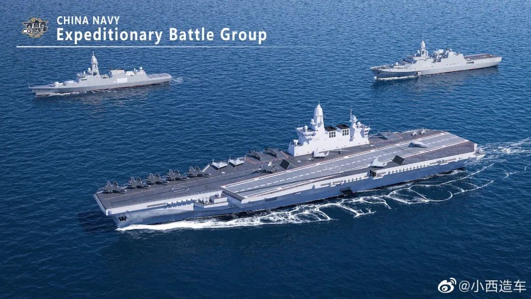 逆天!中国075型攻击舰居然装上了“滑跃式甲板”?