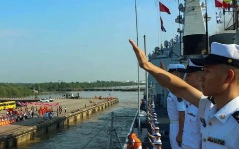 缅北决战在即，中国海军舰艇编队访问缅甸！这意味着什么？