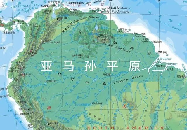 世界上面积前三大的平原:亚马孙平原、东欧平原和西西伯利亚平原