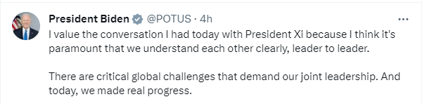 点击查看大图 拜登连发5推:我们取得了真正进展