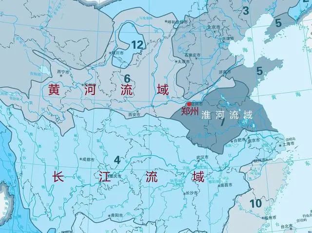 为什么黄河沿岸的河南省省会城市“郑州”，会属于淮河流域呢？