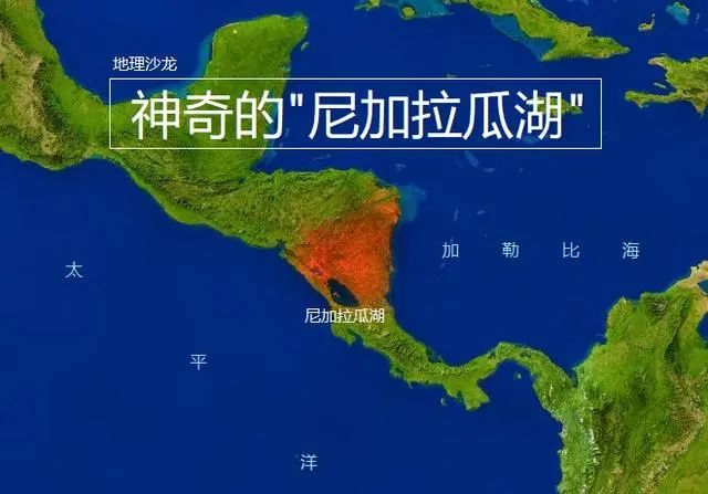 中美洲最大湖泊“尼加拉瓜湖”,是唯一有海水鱼繁殖生息的淡水湖