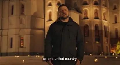 数典忘祖的乌克兰,过上了西方的圣诞节