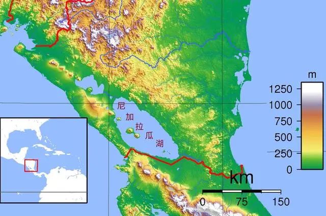 中美洲最大湖泊“尼加拉瓜湖”,是唯一有海水鱼繁殖生息的淡水湖