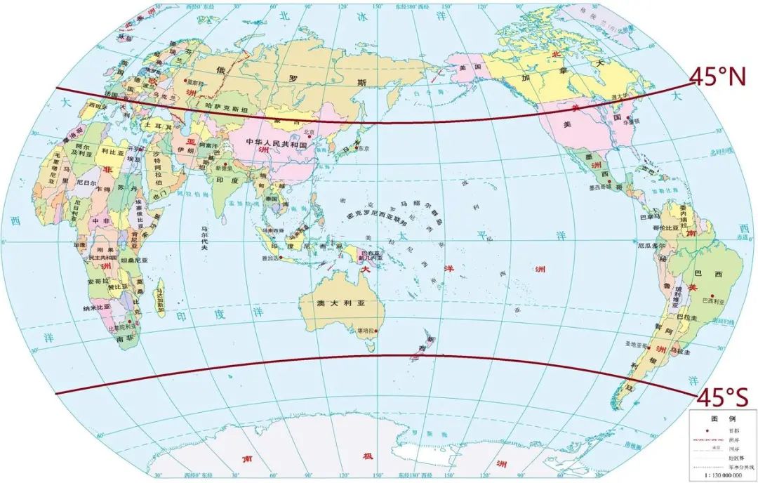 为什么南北纬45°，会被称为世界农业生产的“黄金纬度”？