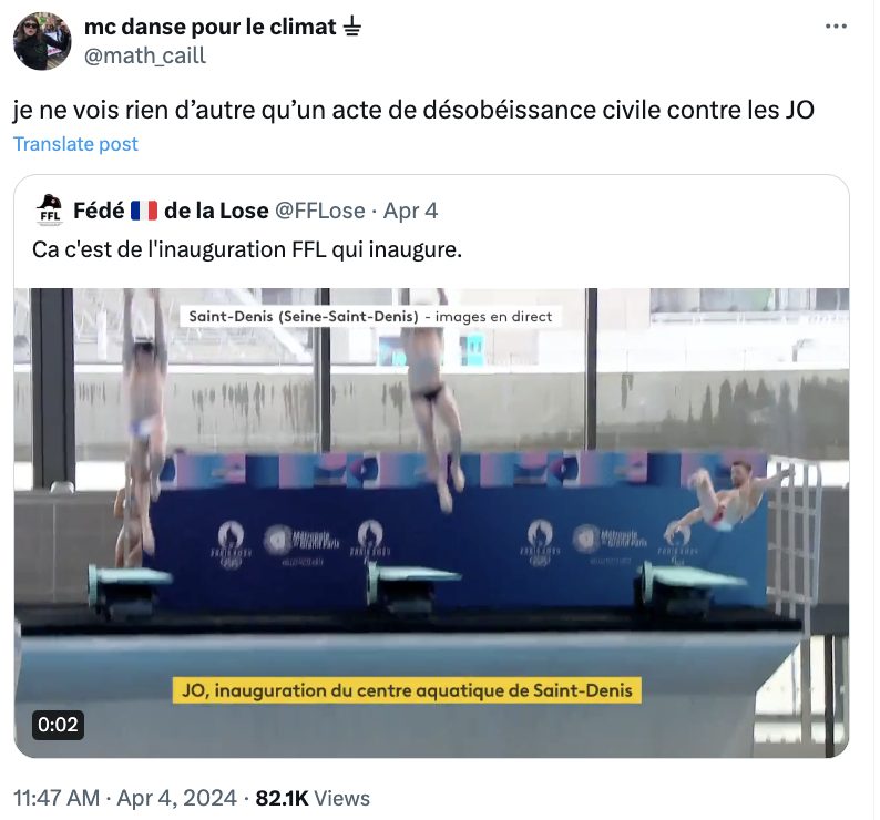 当着小马的面,法国运动员跳水失败笑翻全网,网友:很法国,可以笑,但不能嘲笑……