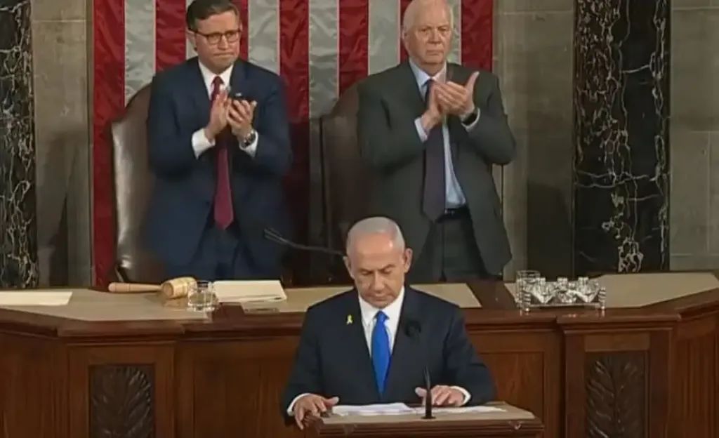 以色列总理来美,美国兴起了九个等级的鼓掌文化 以色列总理来美,美国兴起了九个等级的鼓掌文化