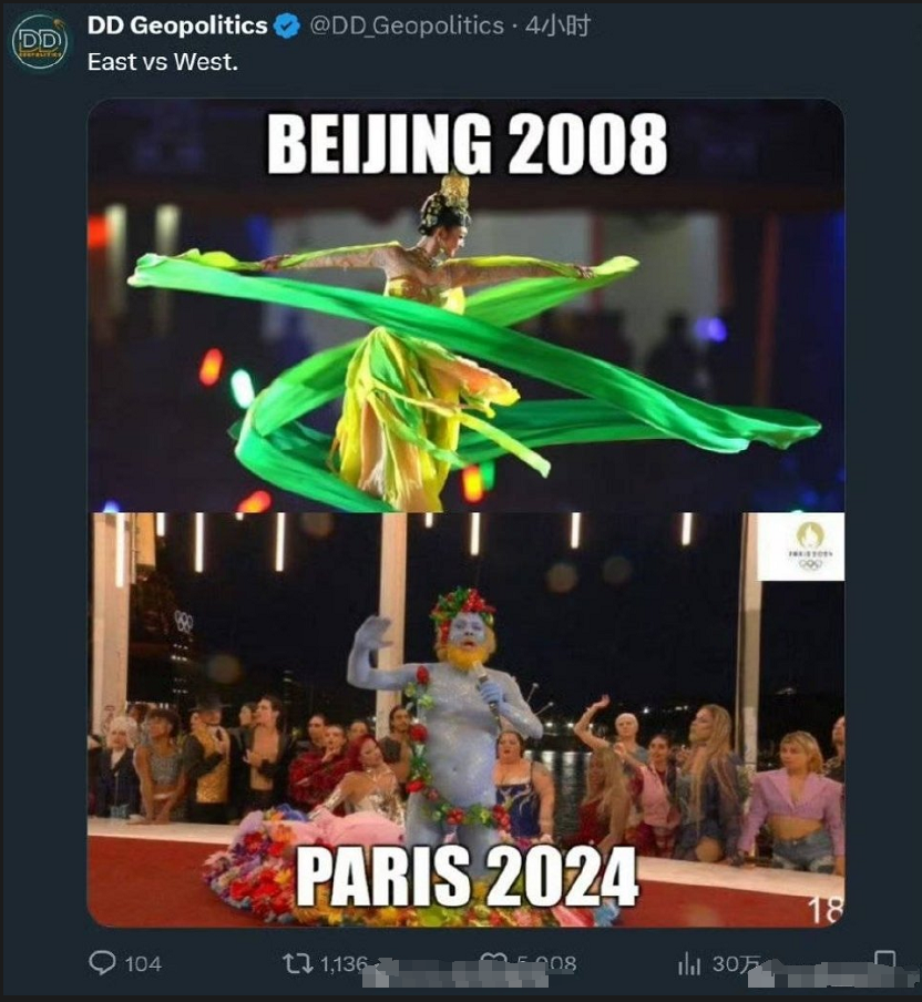 违禁到不能发，巴黎奥运会开幕式直播内容太辣眼