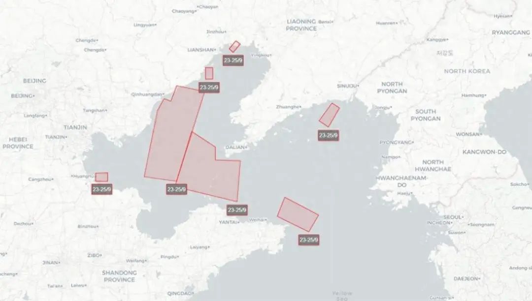 局势非常紧张:洲际导弹试射不到24小时,解放军一次划7个禁航区 局势非常紧张:洲际导弹试射不到24小时,解放军一次划7个禁航区