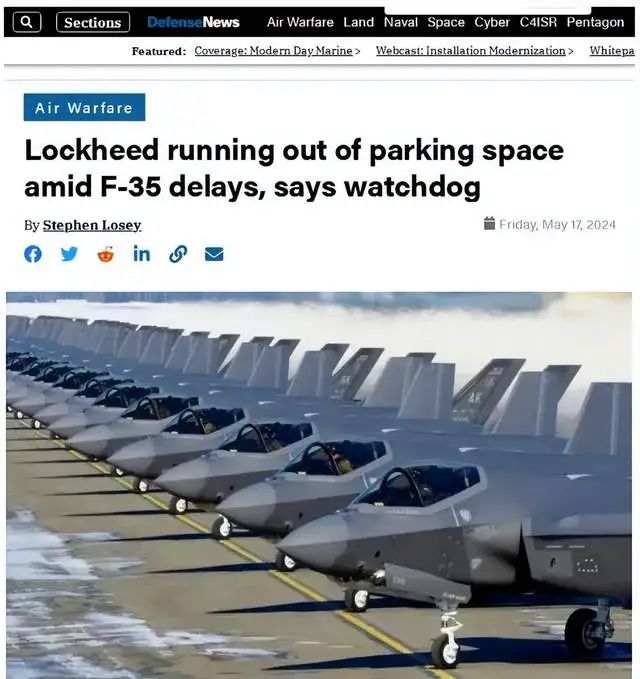 肥电F-35,胖得出不了厂,洛马停机坪堆积如山! 肥电F-35,胖得出不了厂,洛马停机坪堆积如山!