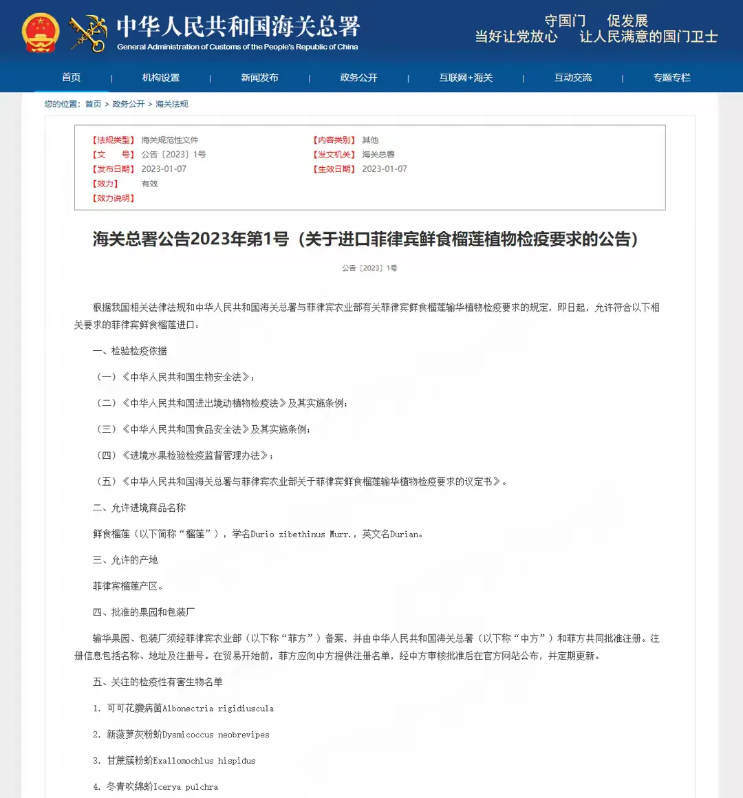 菲律宾流下了悔恨的泪水:榴莲滞销! 菲律宾流下了悔恨的泪水:榴莲滞销!