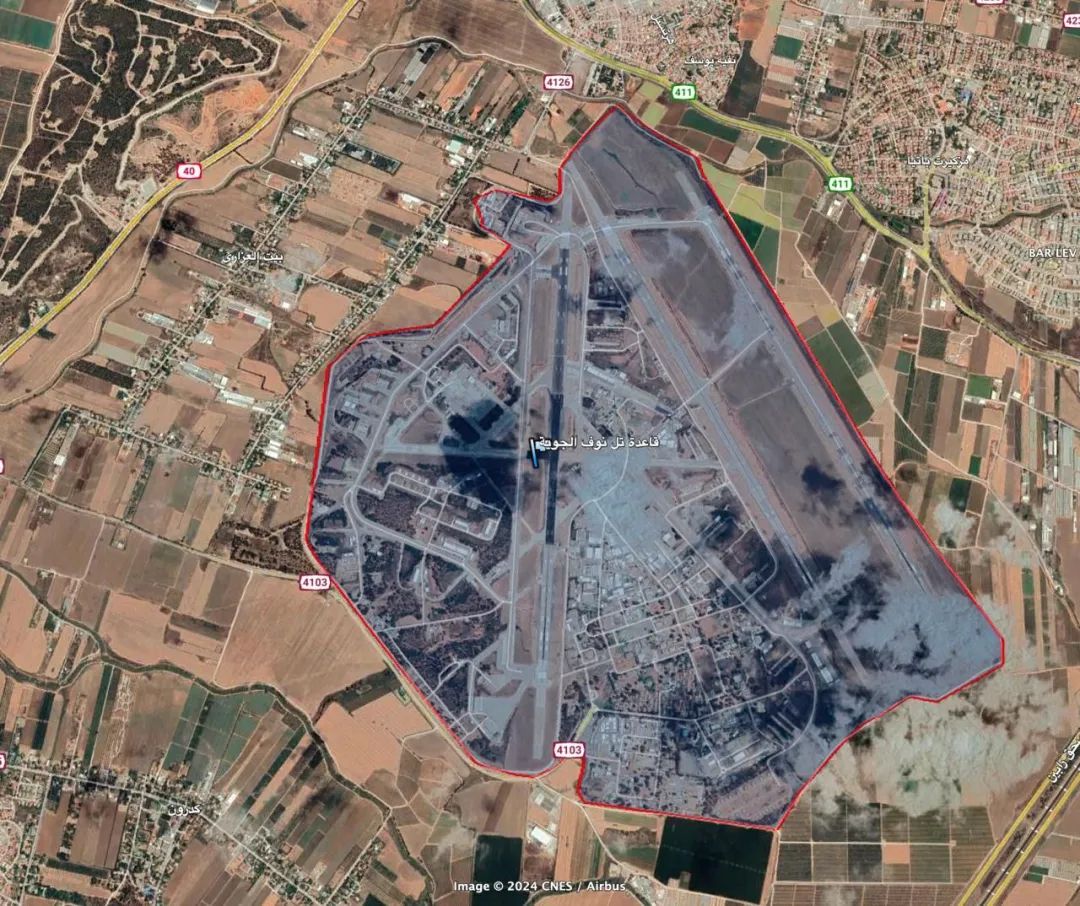 卫星照片来了！以色列被锤的太惨不敢暴露细节？伊朗导弹部队的没有打中F-35I？