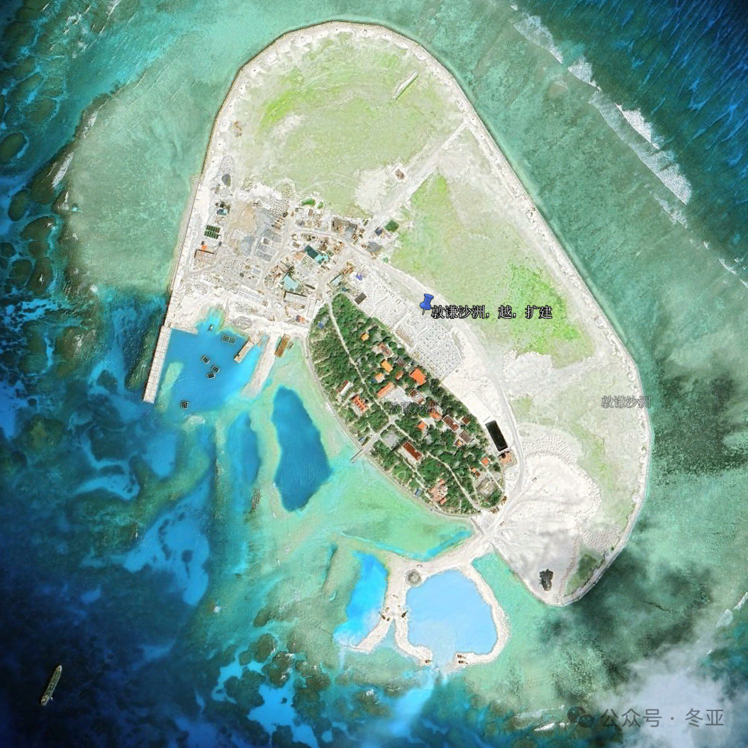 做了份南海岛礁现状图,其实比很多人以为的好不少。 做了份南海岛礁现状图,其实比很多人以为的好不少。