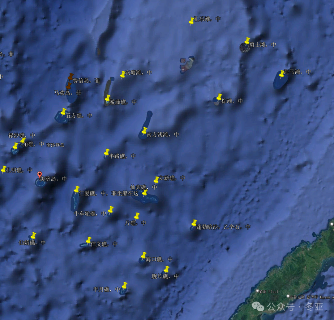 做了份南海岛礁现状图,其实比很多人以为的好不少。 做了份南海岛礁现状图,其实比很多人以为的好不少。