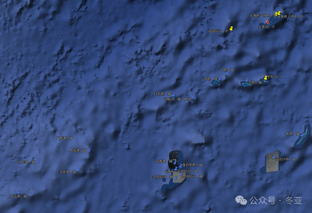 做了份南海岛礁现状图,其实比很多人以为的好不少。 做了份南海岛礁现状图,其实比很多人以为的好不少。