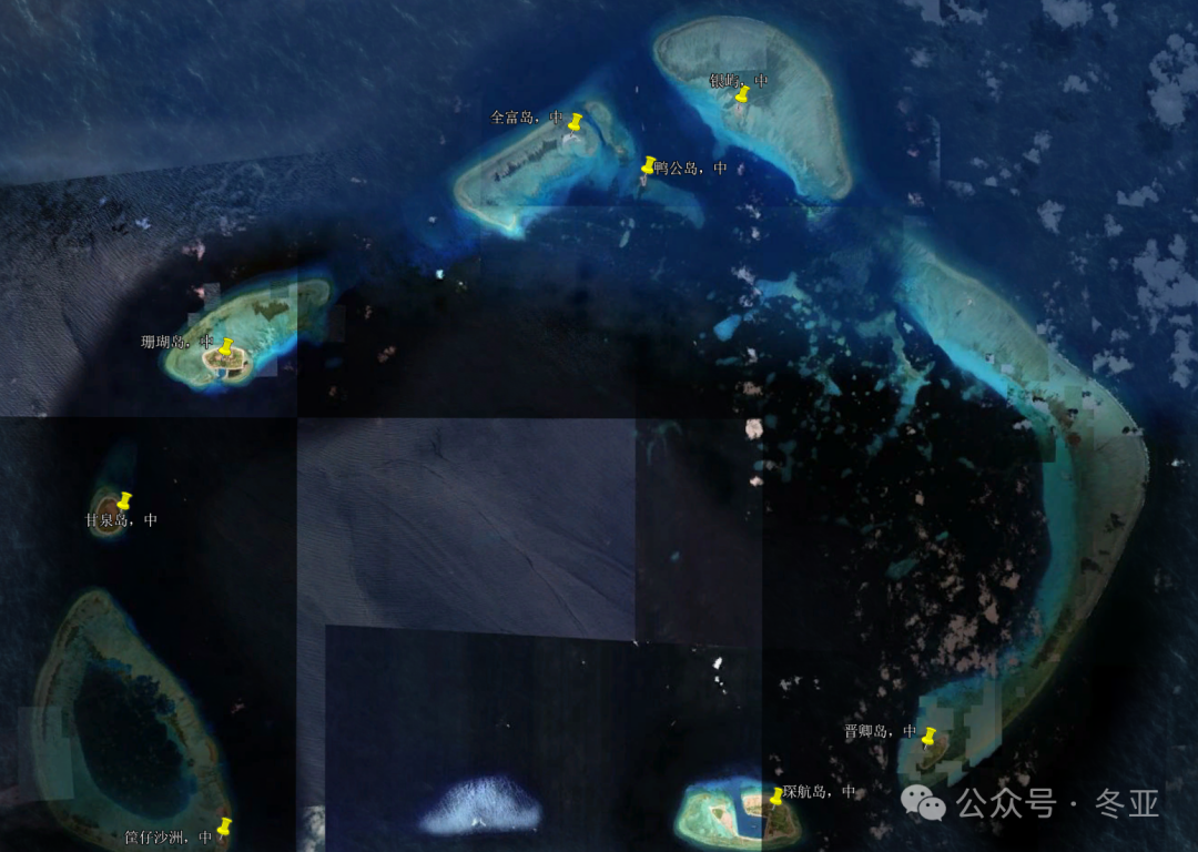 做了份南海岛礁现状图,其实比很多人以为的好不少。 做了份南海岛礁现状图,其实比很多人以为的好不少。
