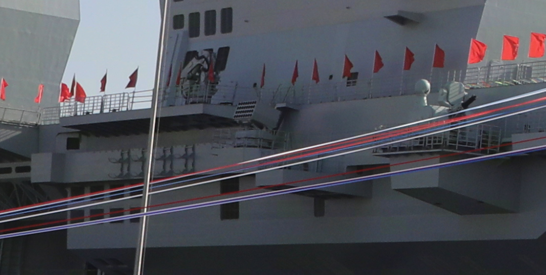 满载吃水9.4米!福建舰同款近防炮,八面体一体化桅杆高级感十足!076首舰下水多处细节首次公开 满载吃水9.4米!福建舰同款近防炮,八面体一体化桅杆高级感十足!076首舰下水多处细节首次公开