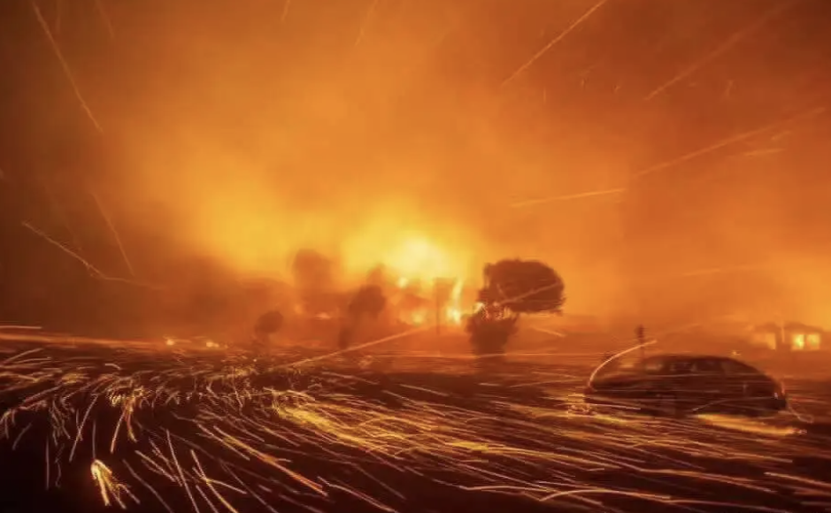 美国“天火焚城”? 美国“天火焚城”?