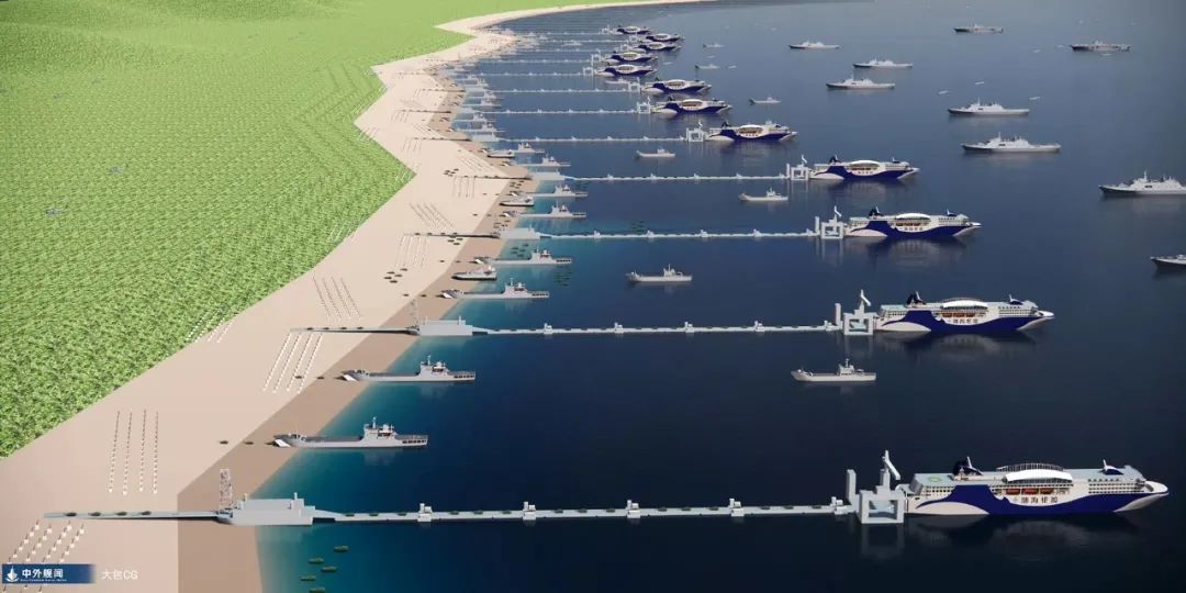 老外发现中国至少7艘“岸舰连接器”在建，第一工业国的实力藏不住