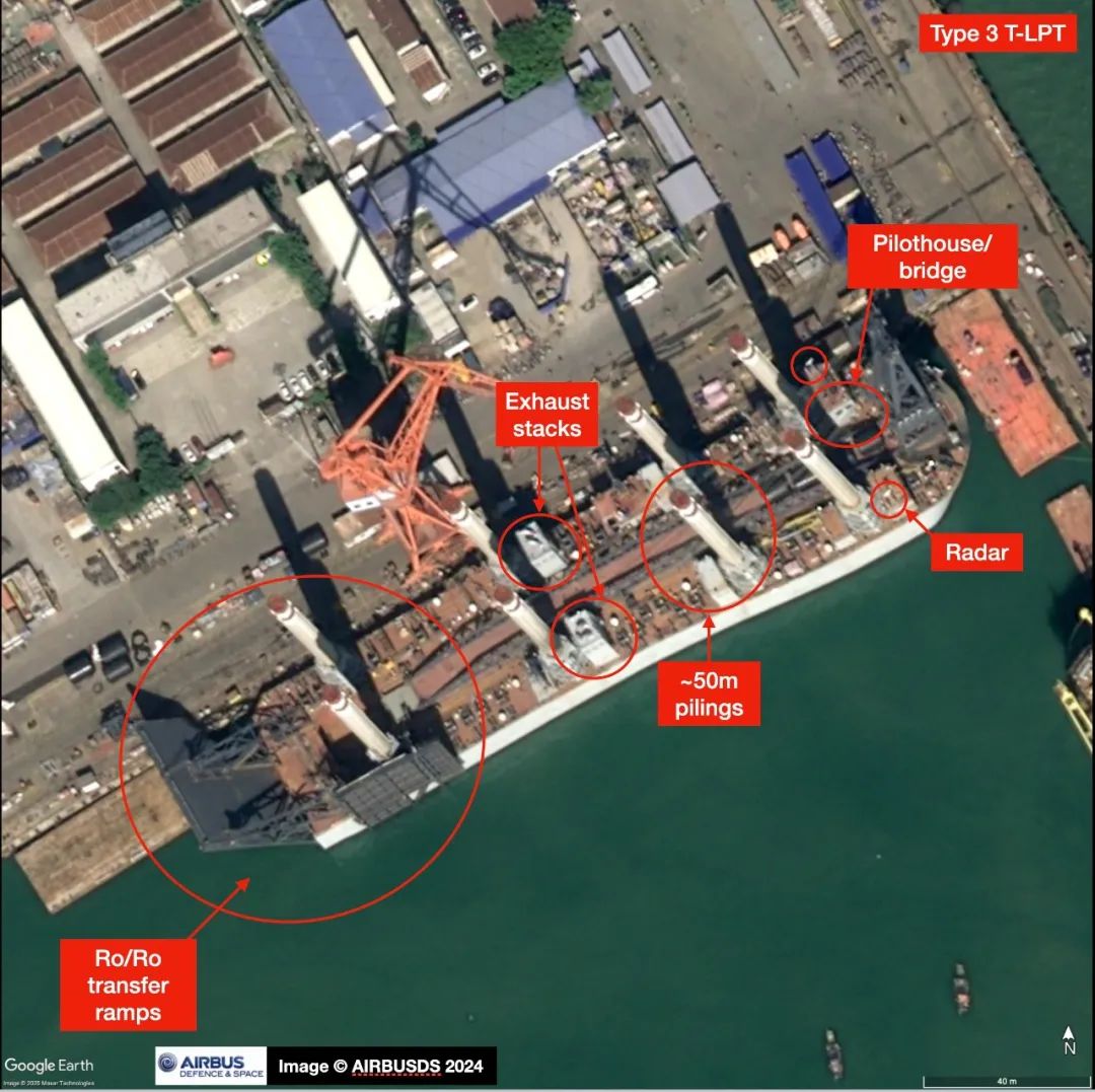 老外发现中国至少7艘“岸舰连接器”在建，第一工业国的实力藏不住