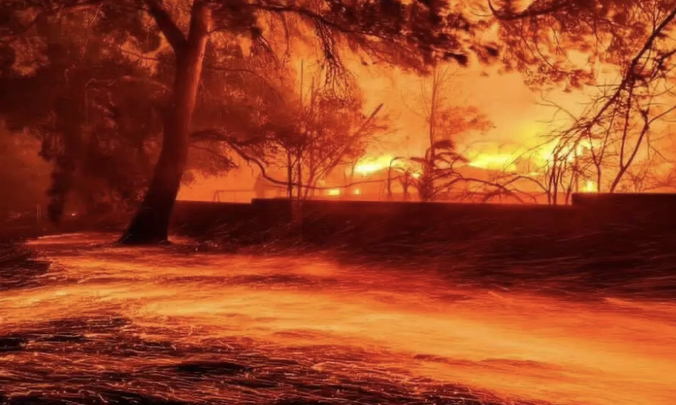 美国“天火焚城”? 美国“天火焚城”?