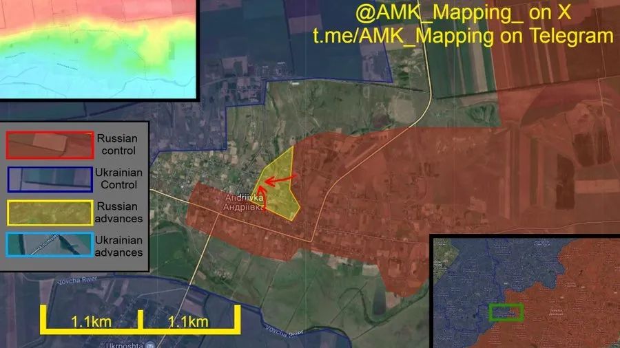 俄军即将拿下安德烈夫卡,乌军发动微弱反击! 俄军即将拿下安德烈夫卡,乌军发动微弱反击!