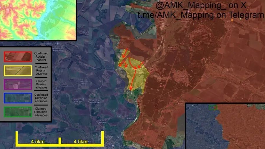 俄军绕道库皮扬斯克后侧,安德烈夫卡即将陷落! 俄军绕道库皮扬斯克后侧,安德烈夫卡即将陷落!